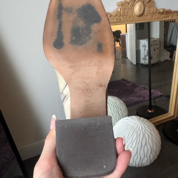 ALOHAS Brown and Cream Ankle Boots - Picture 5 of 9